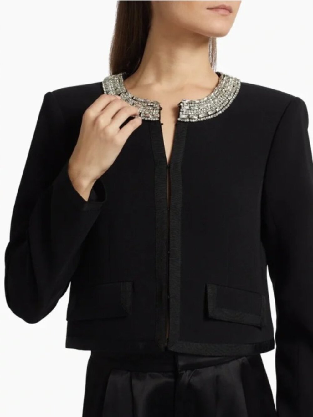 Cinq à Sept Bobby Jacket ZJ7401319Z Black Size 2/XS NWT